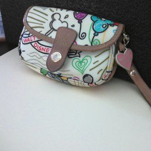 Disney Parks Dooney & Bourke White Sketch Wristlet